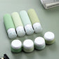 Travel Bottles for Toiletries 8 Pack, Tsa Approved Travel Size Toiletries 3 oz, Travel Containers for Toiletries, with Clear Bag, Leak Proof Silicone Squeezable Travel Essentials Creams Jars