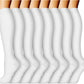 ACTINPUT 8 Pairs Compression Socks for Women & Men,Support Compression Stockings for Medical Running Athletic
