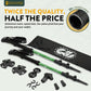 100% Carbon Fiber Trekking Poles by USA Brand - Ultra Strong Lightweight Collapsible Hiking Poles with Cork and EVA Foam Grips & Quick Adjustable Flip Locks