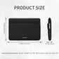RAINYEAR Laptop Sleeve Case 13.3 Inch, Protective Portable Case with Front Pocket, Briefcase Handbag Laptop Bag Compatible with MacBook Air/Pro 13-13.3 inch, MacBook Pro 14 inch, Black
