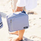 PackIt Freezable Classic Lunch Box, Gray Fog, Built with EcoFreeze® Technology, Collapsible, Reusable, Zip Closure With Front Pocket and Buckle Handle, For Work Lunches and Fresh Lunch On the Go