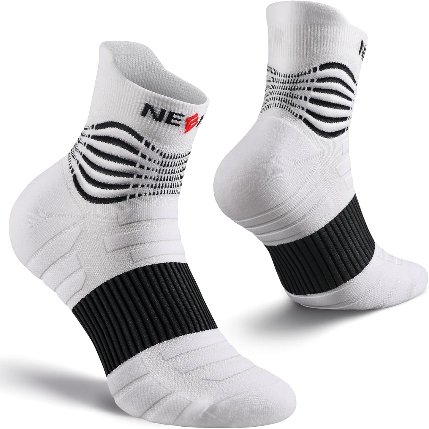 NEENCA Medical Compression Socks for Women & Men Circulation, Ankle Compression Stockings for Pain Relief, Plantar Fasciitis, Swelling, Neuropathy, Runner, Nurses, Travel, Pregnancy, Flying,20-30 mmHg