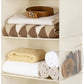 StorageWorks Hanging Closet Organizer, 3-Shelf Hanging Closet Shelves with Top Shelf, 15 ¾"W x 12" D x 31" H, Extra-Large Space, Ivory White