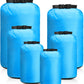 6 Pcs Waterproof Dry Bag Sack Lightweight Outdoor Dry Bags 35 L, 20 L, 15 L, 10 L, 5 L, 3 L Waterproof Boat Bag for Kayaking, Backpacking, Hiking, Camping Rafting(Blue)