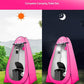 Portable Toilet Kit, Camping Toilet with Pop-Up Privacy Tent and Poo Gel Toilet Bags, Washable Portable Outdoor Showers Changing Rooms