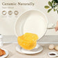 GiPP Ceramic Pots and Pans Set Non Stick, Nonstick Detachable Handle Cookware Sets, Healthy Non Toxic PFAS PFOA & PTFE Free, Dishwasher ＆Oven Safe, Induction Kitchen Pot and Pan, 15 Piece Cream