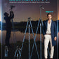74"-Camera-Tripod, Navy Blue Professional Aluminum Heavy Duty Tripod Stand for Mirrorless Camera/DSLR/Cell Phone/Camcorder, with Holder and Travel Bag