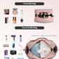 Women Gift-Birthday Gifts, Initial Duffle Bags with Shoe Compartment, Girls Weekender Bag, Overnight Tote for Women, Travel Bag with Makeup Pouch (Letter A) - Roamly