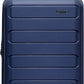 Traveler's Choice Pagosa Hardshell Expandable Luggage with Spinner Wheels, Navy, 22-Inch Carry-on
