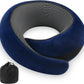 Neck Pillow, Travel Pillow uses Memory Foam to Support Neck Comfort, Ideal Companion for Airplane and car Travel, Compact, Convenient, and Versatile Airplane Sleep Pillow(Dark Blue)