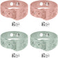Motion Sickness Bands Anti Nausea Acupressure Wristband Sea Sickness Wristbands Nausea Bands（2 Pairs-Pink+Beryl）-Sunflower