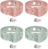Motion Sickness Bands Anti Nausea Acupressure Wristband Sea Sickness Wristbands Nausea Bands（2 Pairs-Pink+Beryl）-Sunflower