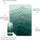Rumpl Original Puffy Blanket - Warm, Water-Resistant Camping Blanket with 100% Recycled Synthetic Insulation, 52"x75", Original Puffy V2, Cascade Fade - Green