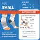 Plantar Fasciitis Sock (6 Pairs) for Men and Women, Compression Foot Sleeves with Arch and Ankle Support (White, Small)