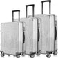 0.4mm Thick Transparent PVC Luggage Protector Cover Set, Waterproof TSA Approved Luggage Covers for Suitcase, Clear Suitcase Covers for 19-29 Inch Spinner Luggage