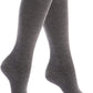 Cotton Compression Socks for Women & Men. 15-20 mmHg Support Knee-High Charcoal Gray X/L