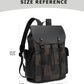 KingTo Laptop Backpack for Men Luxury Anti-Theft Travel Backpack Casual Business Waterproofing Computer Bag (A-Brown)