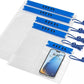 HEETA 5-Pack Clear Waterproof Dry Bag, Water Tight Cases Pouch Dry Bags for Camera Mobile Phone Maps, Kayaking Boating Document Holder