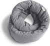 Huzi Infinity Pillow - Home Travel Soft Neck Scarf Support Sleep (Grey)