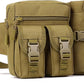 Tactical Waist Pack With Detachable Water Bottle Holder Pocket Fanny Pack & Outdoor Lumbar Bag for Hiking Travelling Climbing Cycling Camping Shopping Hunting Fishing
