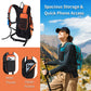 Hydration Backpack Pack with 2L Water Bladder 18L Hiking Backpack Women Men Lightweight Hydropack Insulated Daypack for Biking, Running, Festival - Roamly