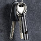 Whistle Emergency,Titanium Loud Whistle up to 120db,Emergency Survival Whistles Keychain for Kids Women Men,Safety Whistles for Camping Hiking-Black