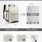 LOVEVOOK Travel Backpack for Women & Men 40L,Airline Approved Carry On Backpack Travel Essentials,TSA Carry on Luggage,Waterproof Personal Item Travel Bag,Suitcase with 3 Packing Cubes,Beige-Black