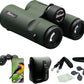 10x42EDII Compact Binoculars for Adults – High-Powered BAK4 Prisms, Diamond White Coating, Waterproof & Fogproof, Rubber Armored – Ideal for Bird Watching, Hunting, Travel, Outdoor Sports