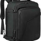 MATEIN 45L Travel Backpack, Large Carry on Backpack for Men Women, Water Resistant Lightweight Expandable Daypack, Business Weekender Backpacks, Gifts for People who Travel, Black
