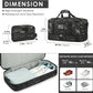 ETRONIK Travel Bag for Men Women, Gym Bag & Tactical Duffle Bags for Travel, Carry on with Toiletry Bag and Shoe Compartment, Weekender Overnight Trip with Wet Pocket for Workout Medical, Black Camo