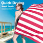 Your Choice Microfiber Quick Dry Sand-Free Beach Towel for Adults & Kids (67x35 Inch, 60x30 Inch) - Oversized, Compact, Lightweight, Absorben
