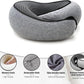 RURING Travel Pillows for Airplanes, Travel Neck Pillow Travel Pillow, Neck Pillow Airplane Memory Foam 360 Degree Support Stowable Pillows for Airplanes Offices and Cars 2PCS (Black)