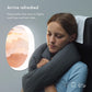Huzi Infinity Pillow - Travel Neck Pillow - Versatile Soft 360 Support Scarf - Machine Washable - Home Travel Flight Road Trips Airplane Sleeping (Rose)