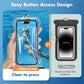 UNBREAKcable Waterproof Phone Pouch-2 Pack IPX8 Waterproof Phone Case for iPhone 16 15 14 13 12 11 Pro Max & Samsung S25 S24 S23-Dry Bag & Travel Essentials for Beach, Pool, Kayak & Cruise-7"