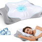 Cervical Neck Pillow for Pain Relief - Cooling Ergonomic Neck Support Pillow for Sleeping, Orthopedic Contour Memory Foam Pillows for Side, Back & Stomach Sleepers with Pillowcase