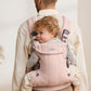 BabyBjörn Baby Carrier Harmony, Light Pink, Woven Mélange | 3-in-1 Ergonomic Baby Carrier; Newborn, Facing-in, Outward-Facing, and Back Carrying Positions Supported (7-40 lbs), Newborn to Toddler