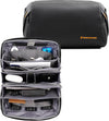 Besnfoto Tech Pouch Electronic Organizer Accessory Bag Waterproof Travel Portable Carrying Case for Cables, Camera Batteries, Photography card, MaceBook Charger