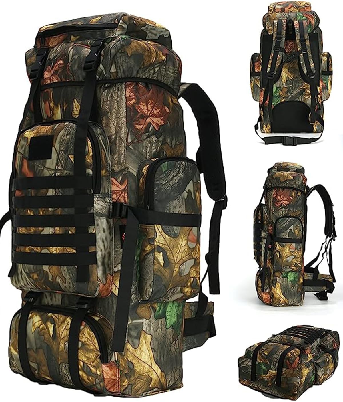 King'sGuard 70L Camping Hiking Backpack Tactical Backpack Military Molle Rucksack Backpack for Outdoor - Roamly