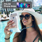 AquaVault 100% Waterproof Floating Smart Phone Case & Money Pouch - Fits All Phones - Made from Premium Heavy Duty PVC for Added Drop Protection - Includes Adjustable Neck Strap. White