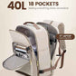LOVEVOOK Travel Backpack for Women & Men 40L,Airline Approved Carry On Backpack Travel Essentials,TSA Carry on Luggage,Waterproof Personal Item Travel Bag,Suitcase with 3 Packing Cubes,Primary-Coffee
