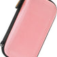 GLCON Electronic Organizer Travel Case - Shockproof Carrying Case Hard Protective Tech Pouch for Power Bank, Earbuds, Hard Drive, Smartphone, Cable, Charger, Adapter - Small Zipper Storage Bag - Pink