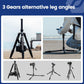 Fotopro 59" Carbon Fiber Travel Tripod, Compact Video Tripods with Fluid Head, Detachable Monopod with Quick Release Plate and Bag, Camera Tripod Load up to 8KG/17.63lbs