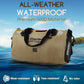 Waterproof Duffel Bag - Motorcycle Dry Bag Tail Bag with Large Storage Space, Waterproof Luggage Duffle Bags with Outer Mesh Zipper Pocket for Camping, Kayaking, Fishing & Traveling - Roamly