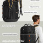 Tolaccea Travel Backpack for Men Women, 40L-50L Carry On Backpack with Wet Dry Compartment, TSA Approved Laptop Daypack Fits 15.6", Convertible Expandable Large Rucksack Duffel Bag for Work Travel