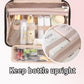 Pink Toiletry Bag, Makeup Organizer, Travel Bag For Women Mens Toiletries, Waterproof with Hanging Hook, Large Capacity