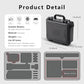 Hard Case Organizer For Gopro Hero 13/12/11/10/9/8 Media Mod/Volta/Protective Housing/Chest Mount Creator Edition/Handler Dual Battery Charger Accessories Waterproof Travel Storage Carrying Case