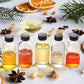AOZITA 8 Pack, 2 oz Small Clear Glass Bottles w/Lid & 2 Funnels - 60ml Boston Shot Bottles for Health, Immunity, Potion, Wellness, Sample, Ginger, Juice - Mini Personal Care & Beauty Travel Bottle
