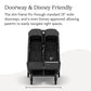UPPAbaby Minu Duo Side-by-Side Double Stroller - Lightweight + Compact Design for Travel - Easy Fold- from Birth to Toddler - Independent Recline - Jake (Charcoal/Carbon Frame/Black Leather)