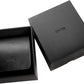 BARTON WATCH BANDS, Watch Roll - Black Recycled Leather Watch Travel Case & Watch Band Storage - 1 Watch Case