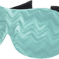 Bucky Ultralight Travel & Sleep Chevron Eye Mask, Blue Ice, One Size